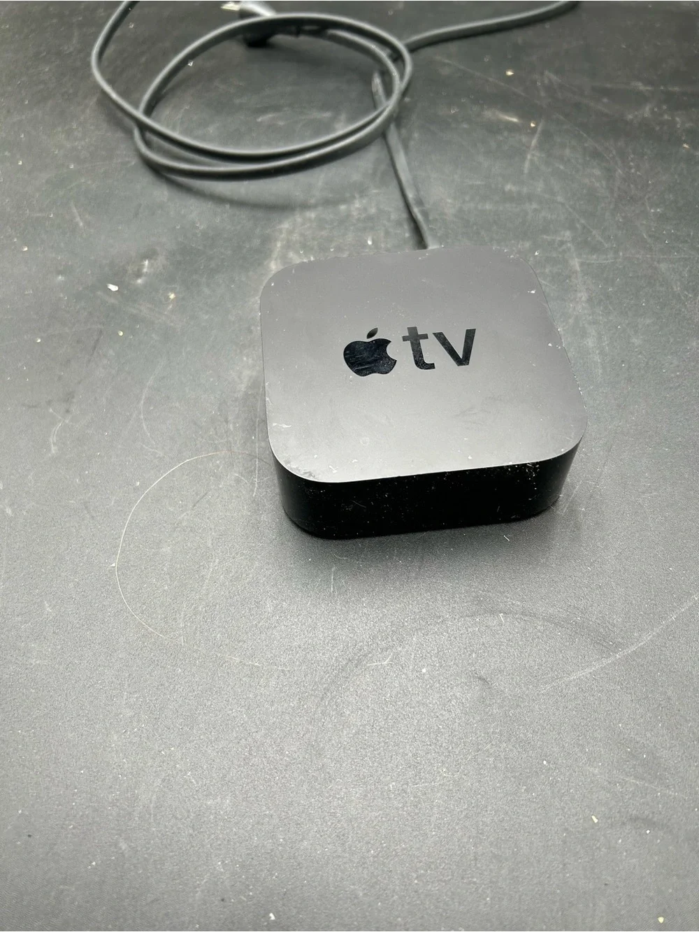 Apple Black Apple TV Streaming Box with Power Cable
